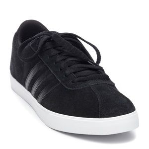 Women’s  Adidas Courtside Black on Black size 8.5